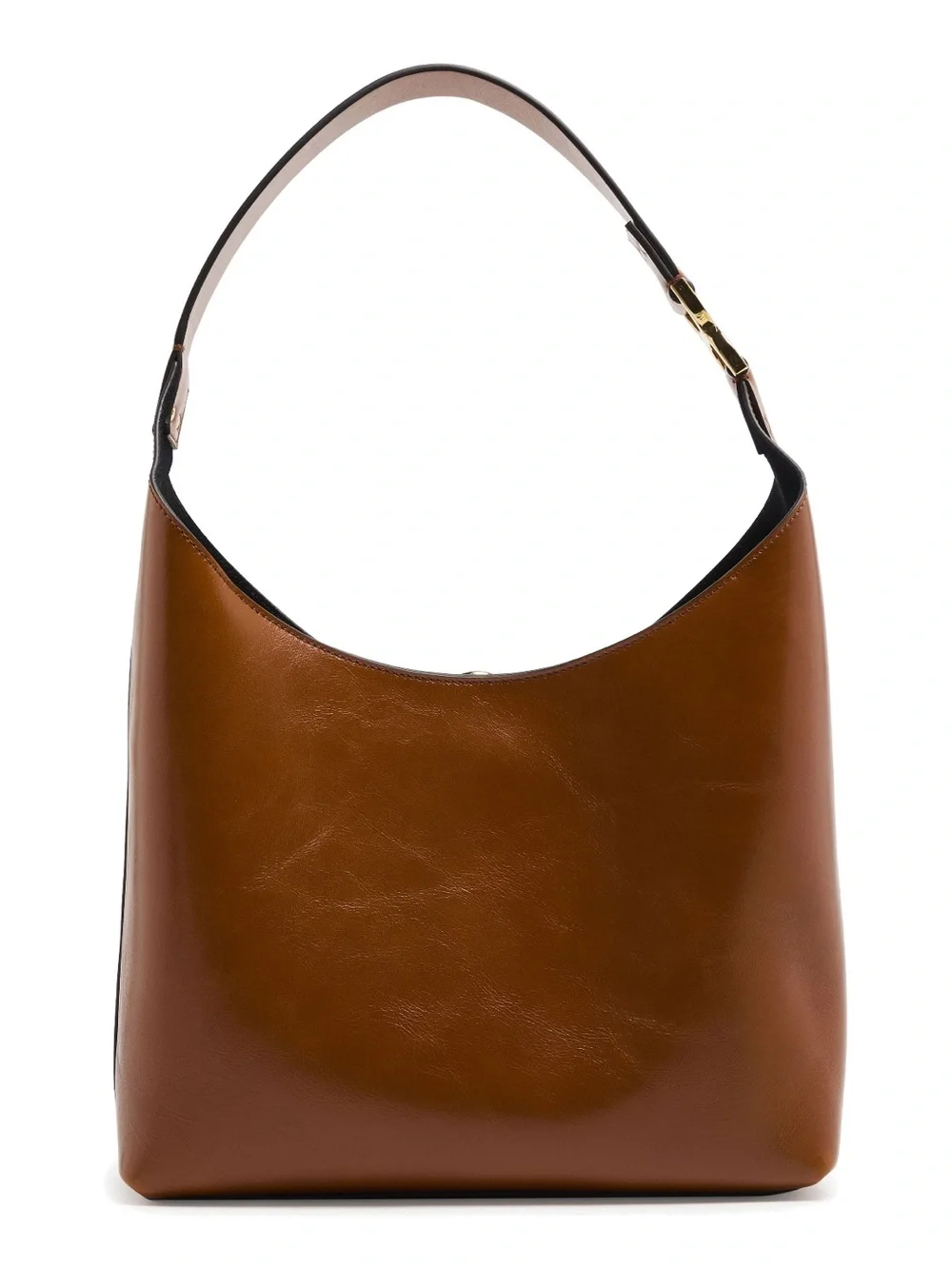 Chloe Marcie Leather Hobo Bag with Gold Accents